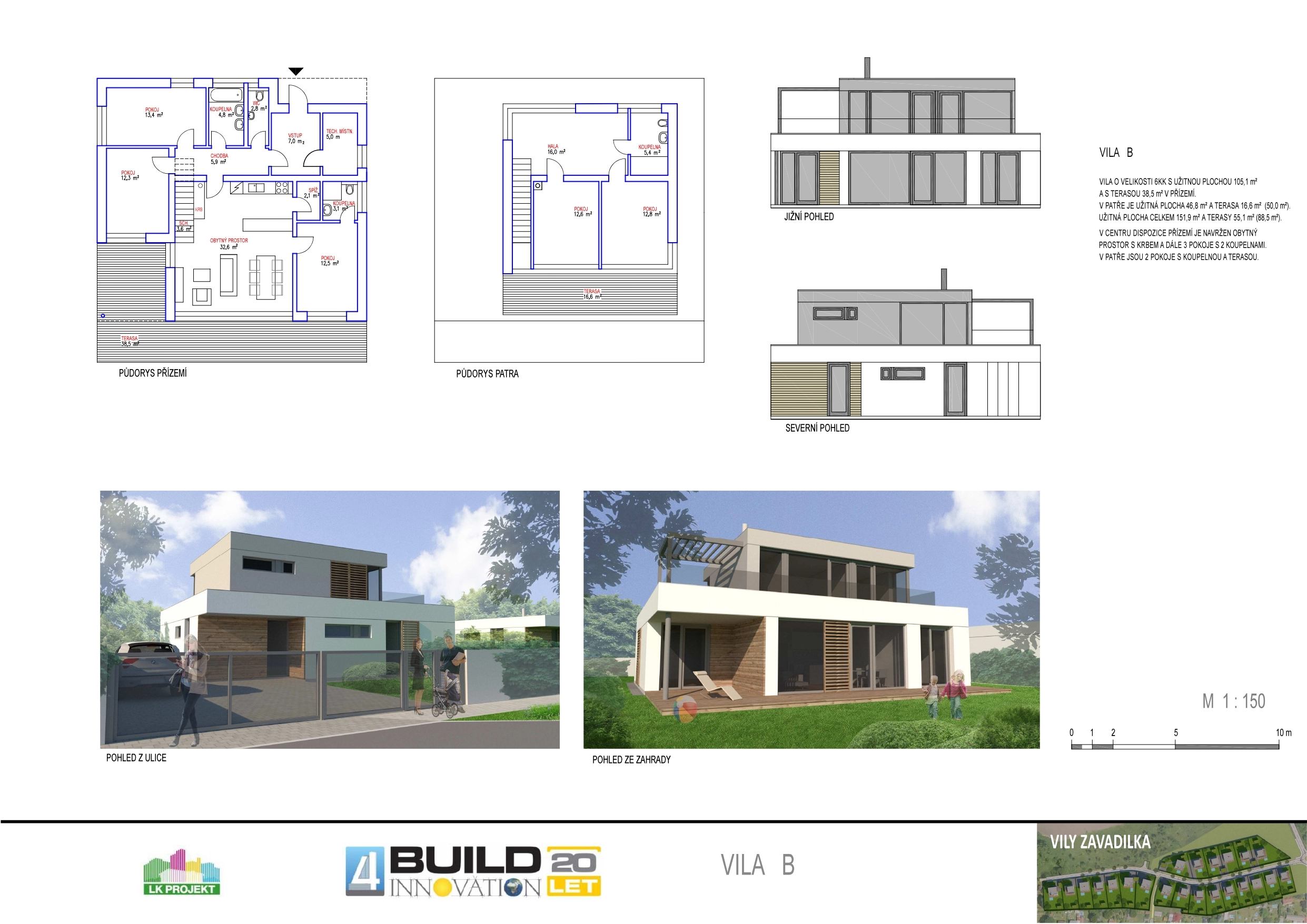 detail projektového domu B